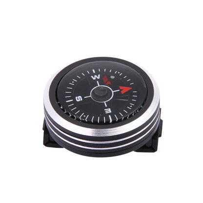 Mini Watch Strap Button Compass Aluminum Alloy