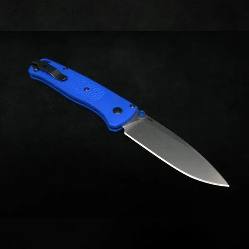 Folding BM 535 Blue/khaki Handle EDC Knife l