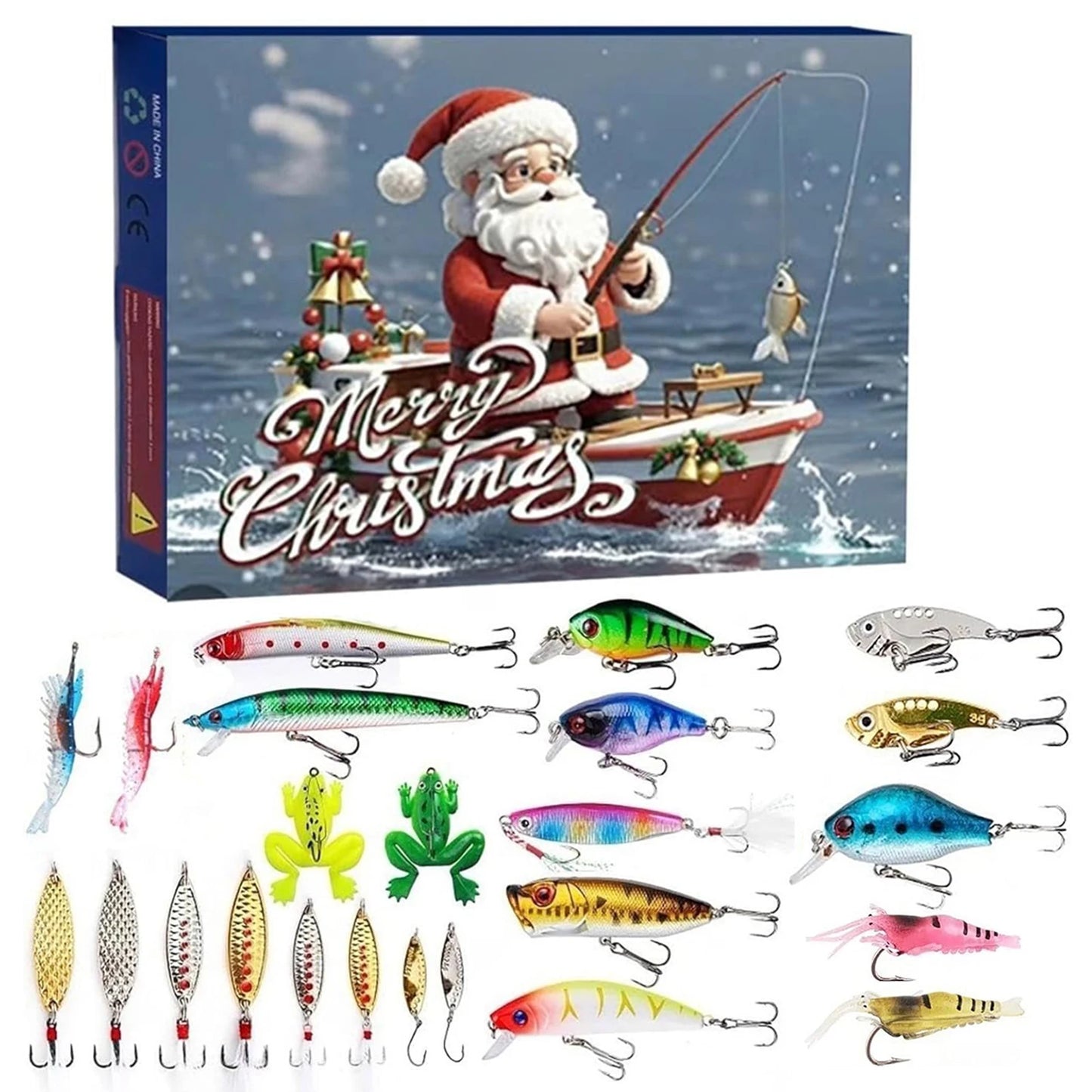 2025 Fishing Advent Calendar 24 Days Fishing Lures