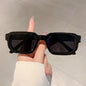 New Men Vintage Rectangle Frame Sunglasses