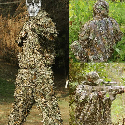 3D Ghillie Suit Tactical Outdoor Camouflage Clothes