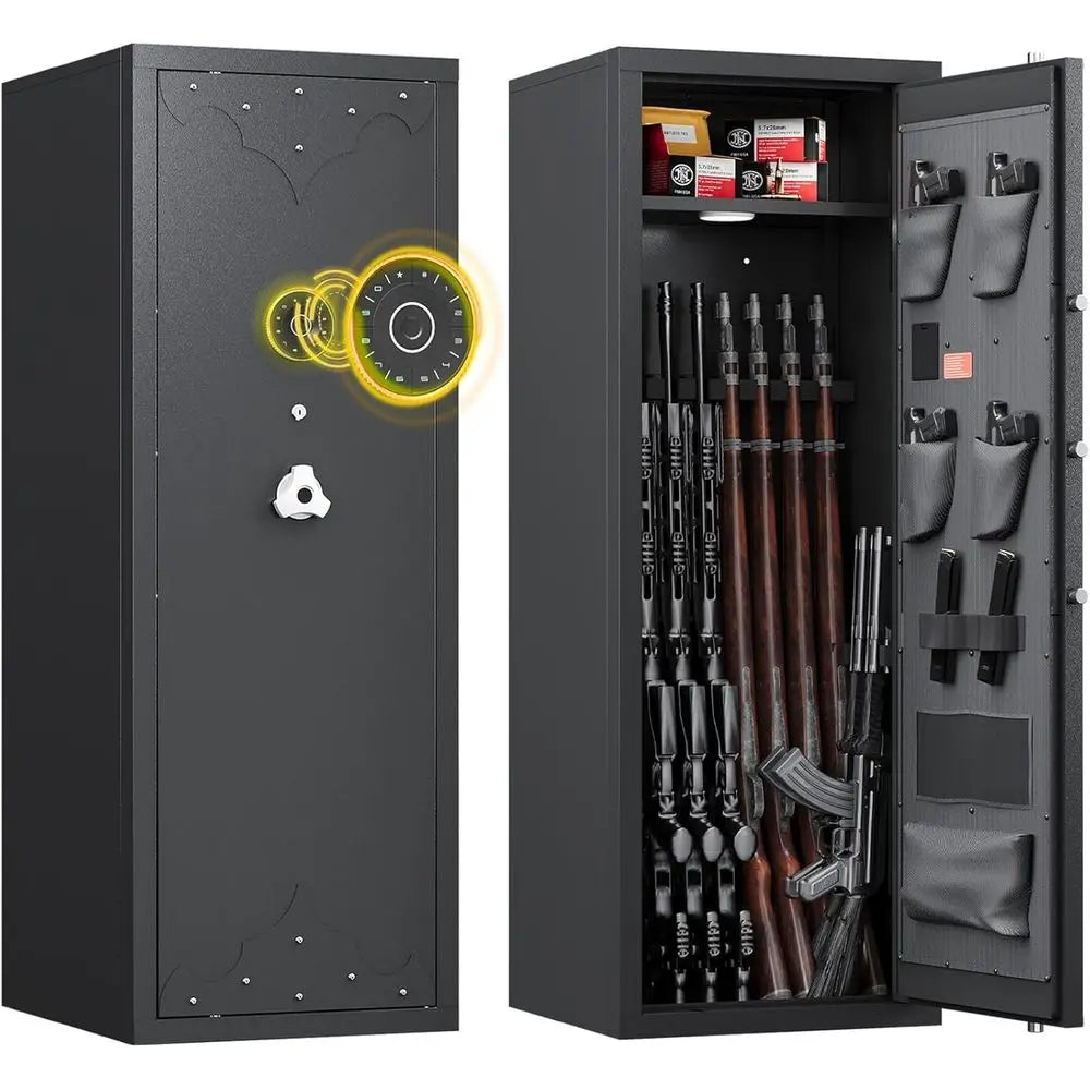 Home Large Gun Safe with Adjustable Racks