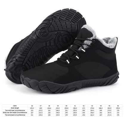 Winter Footwear Barefoot Boots Non-Slip Warm