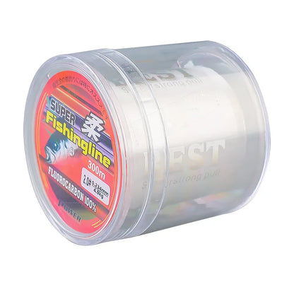 300M Fluorocarbon Coated Fishing Line Clear