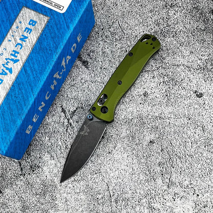 BM 533BK-2 Mini Bugout AXIS Folding Knife Plain Blade