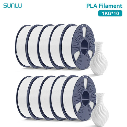 SUNLU PLA PETG PLA Plus Filaments 10 Rolls