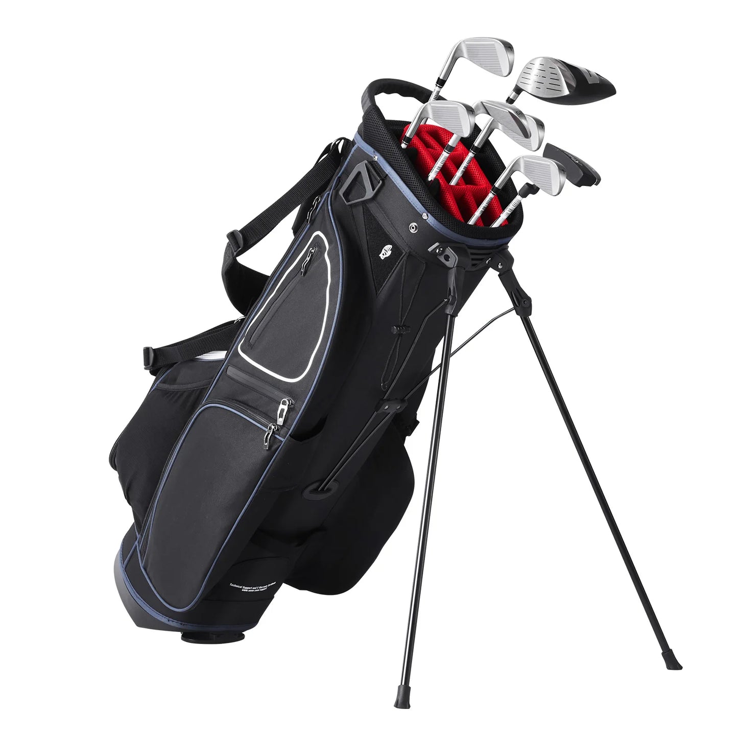 Golf Cart Bag with 14 Way Organizer Divider Top Pockets Premium