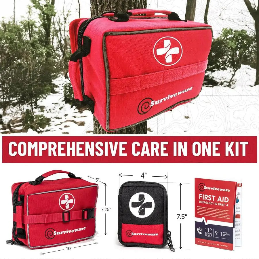 238 Pcs Premium Emergency Survival First Aid Kit