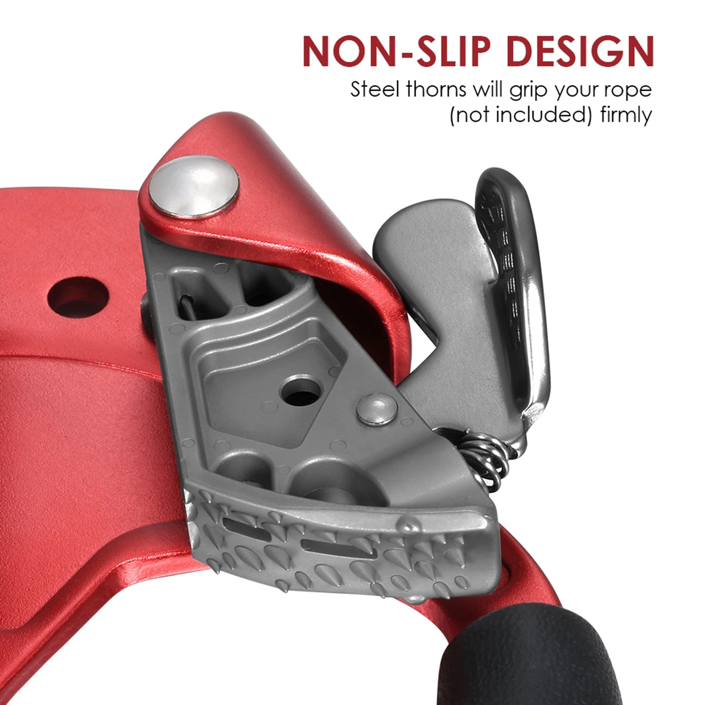 Vertical Rope Ascender Hand Ascender Aluminum
