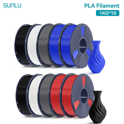 SUNLU PLA PETG PLA Plus Filaments 10 Rolls
