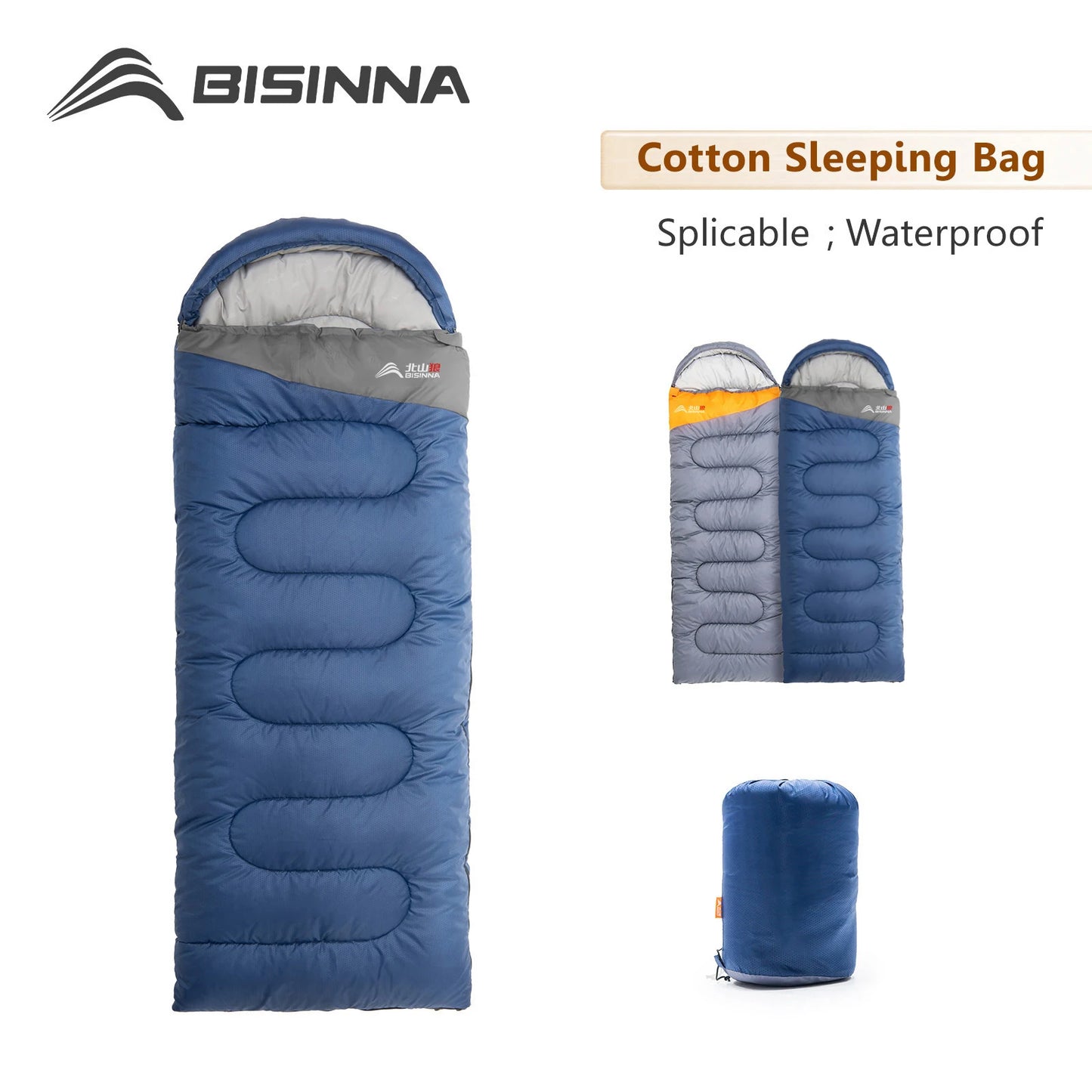 BISINNA Camping Sleeping Bag Ultralight Waterproof