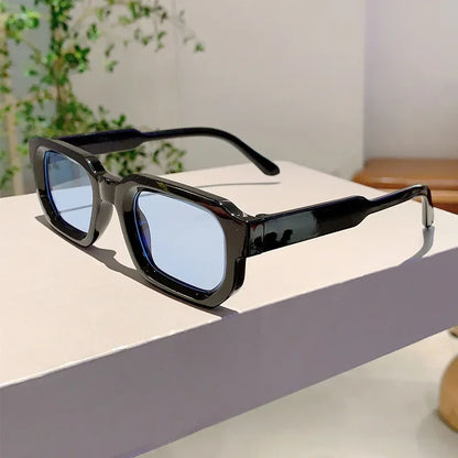 New Men Vintage Rectangle Frame Sunglasses