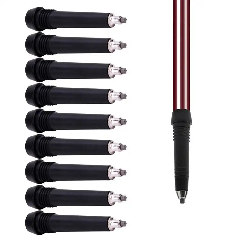 10Pcs Tungsten Carbide Tip Trekking Pole Nordic Walk Stick Cane