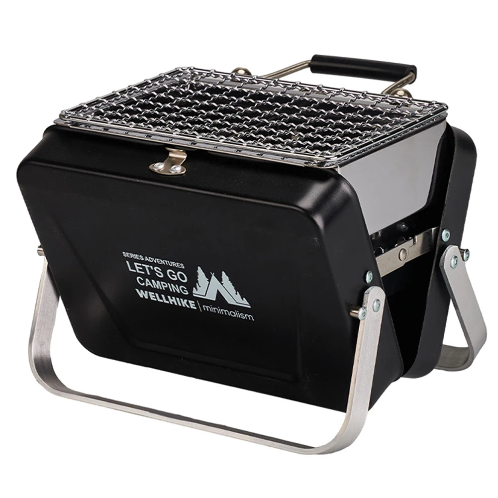 Portable Camping Stove with Handle Outdoor Barbecue