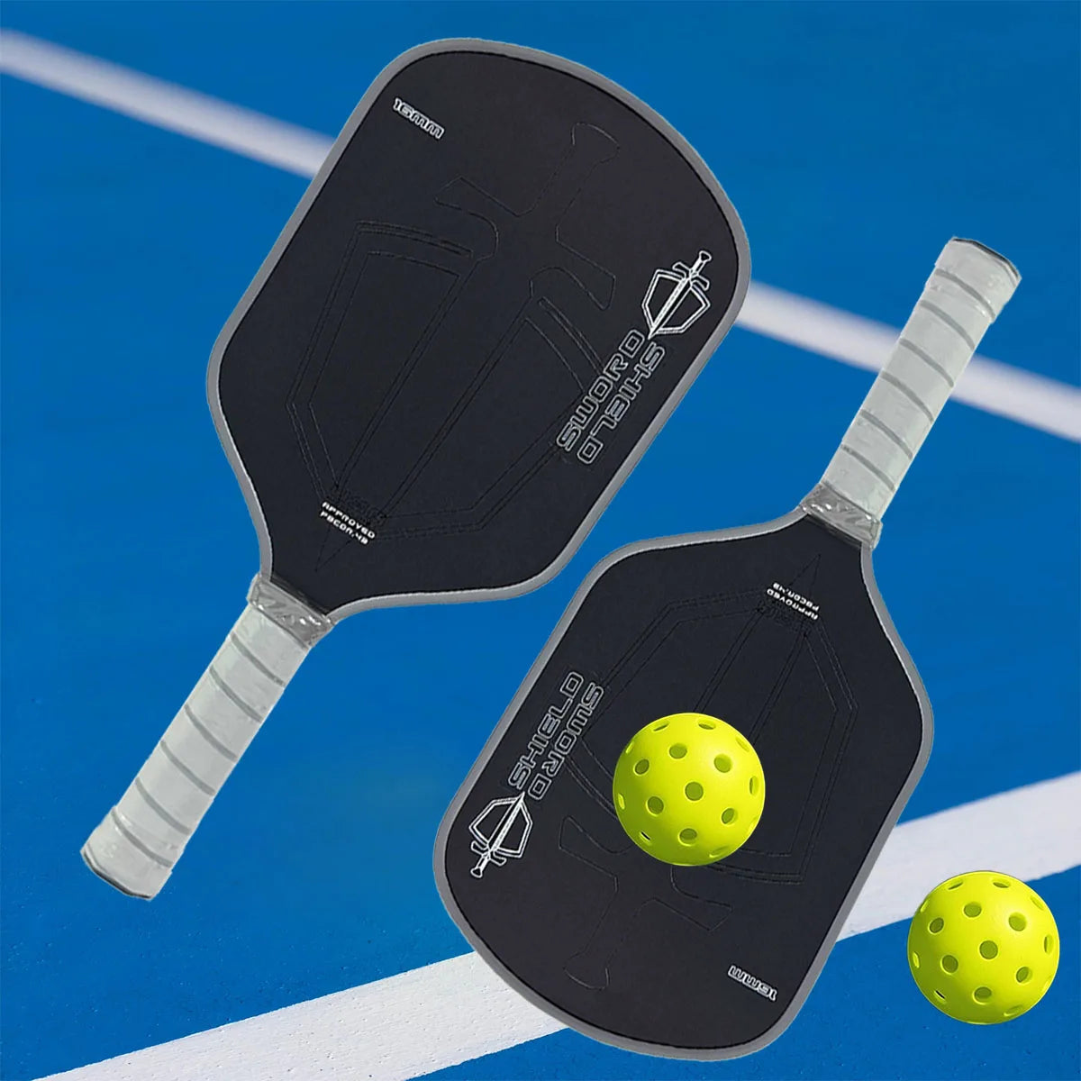 J2nf 16mm Sword & Shield Pickleball Paddle, Gen. 4.5
