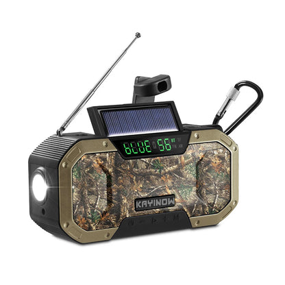 Portable Emergency Radio with Speaker Solar/Hand Crank