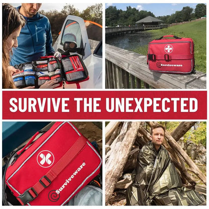 238 Pcs Premium Emergency Survival First Aid Kit