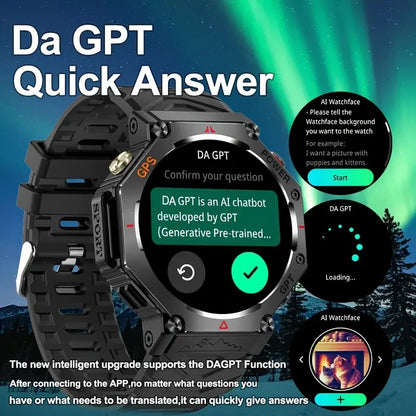 SENBONO Built-in GPS Smart Watch Waterproof Compass