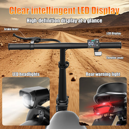 JUNFUN Electric Bike for Adults, 1000W Motor, 48V 15AH