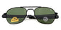 Retro Green AO Pilot Sunglasses Luxury Brand Designer
