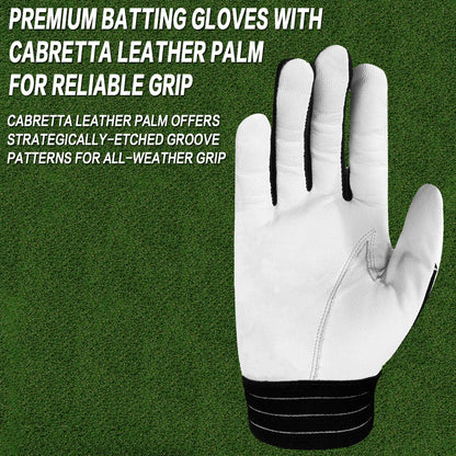 Batting Gloves Men Adult for Baseball Softball