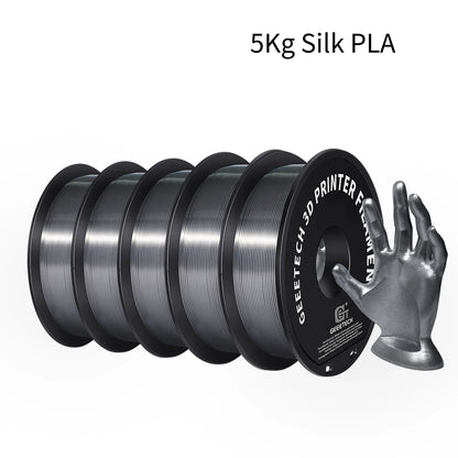 GEEETECH 5Kg 3D Silk PLA Filament