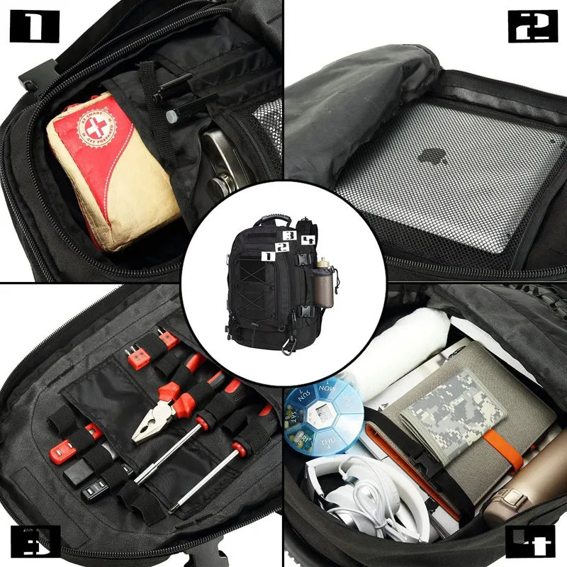 60L Military Tactical Assault Rucksack