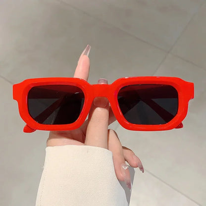 New Men Vintage Rectangle Frame Sunglasses