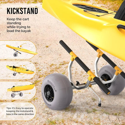 Kayak Beach Cart Width Adjustable 6.318.7 Universal Canoe