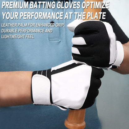 Batting Gloves Men Adult for Baseball Softball