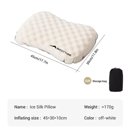 Camping Inflatable Pillow Portable Compressible Folding