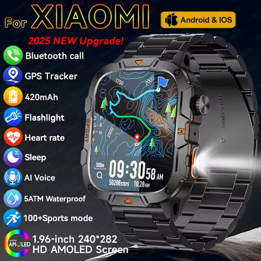 2025 For Xiaomi Outdoor Sports Smart Watch GPS tracker