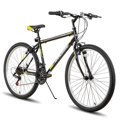 Hiland 24" 26"Mountain Bike,, 21 Speeds High-Carbon Steel Frame,