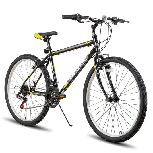 Hiland 24" 26"Mountain Bike,, 21 Speeds High-Carbon Steel Frame,