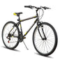 Hiland 24" 26"Mountain Bike,, 21 Speeds High-Carbon Steel Frame,