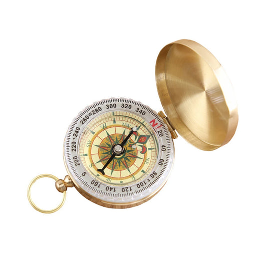 Mini Portable Camping Hiking Pocket Brass Compass