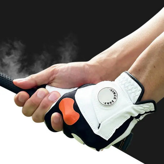 Left Hand Golf Gloves Grip Trainer Reduce Golf Hook Ball