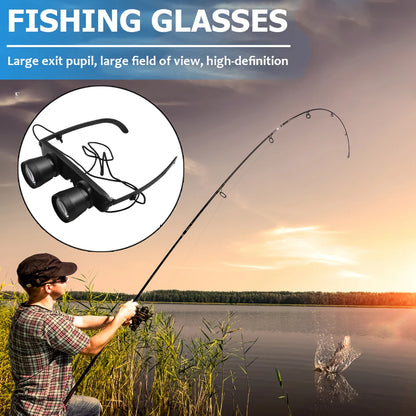 Sun Glasses Adjustable Zoom Fishing Binoculars Optical