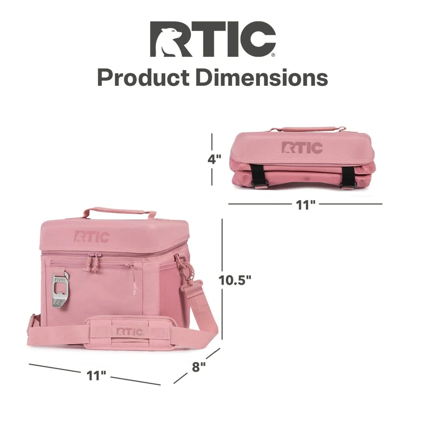 15 Can Soft Cooler, 16 qt Collapsible with Bottle Opener,