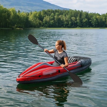 Inflatable Kayak Fishing Boat 1 Person Adult Canoe