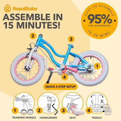 Girls Bike EZ Bike Stargirl Training Free Balance