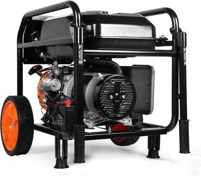 Curated 5600-Watt Portable Generator, Electric Start, 224cc,