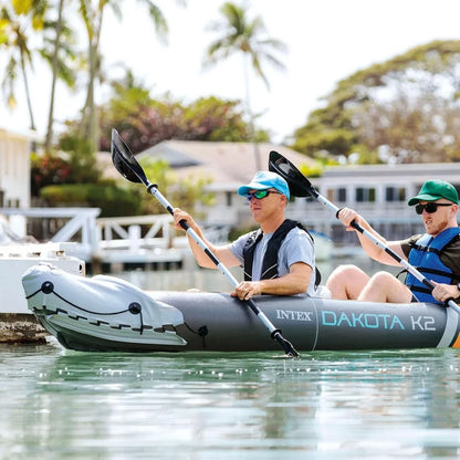 2-Person Inflatable Kayak Set, Oars and Pump