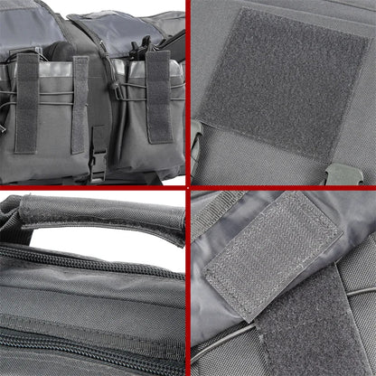 LQARMY 32 38 42 48 inch Tactical Double Rifle Case