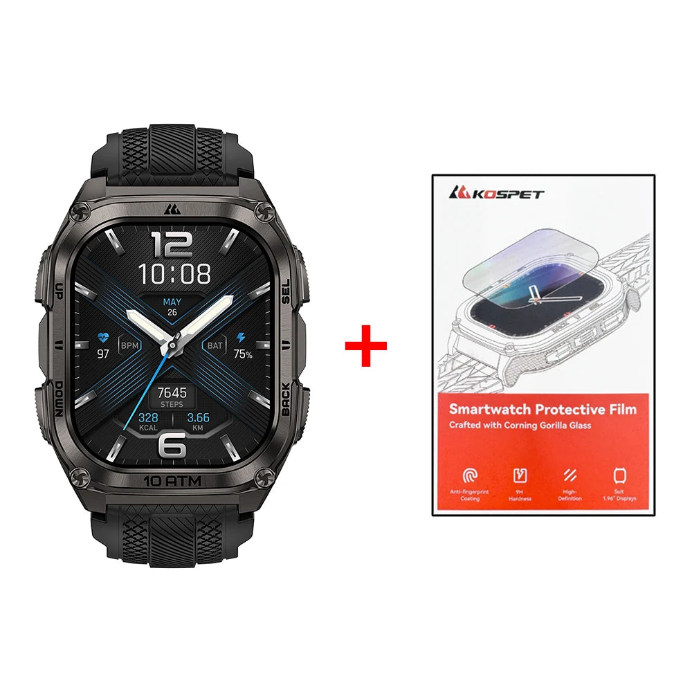KOSPET Tank M4 Smart Watch Stainless Steel