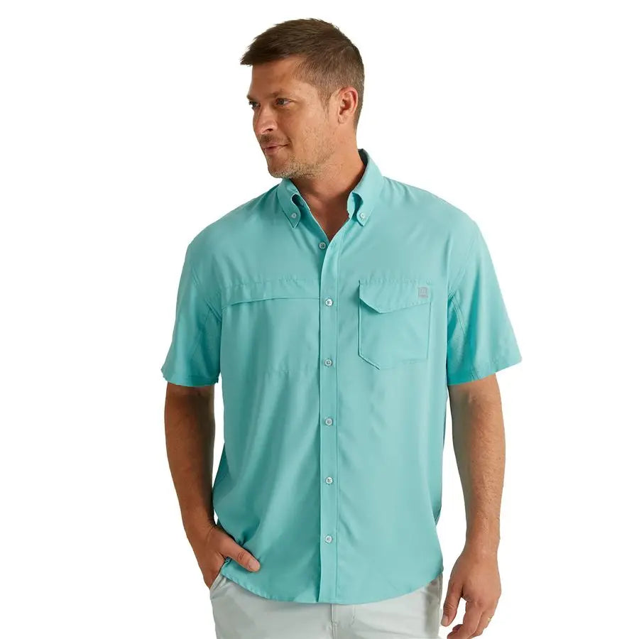 Short Sleeve Shirt, Fishing Button Down