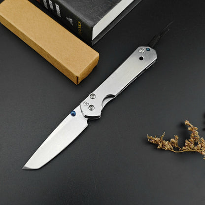 CR Pocket Folding Knife 440C Blade 420 Steel Handle