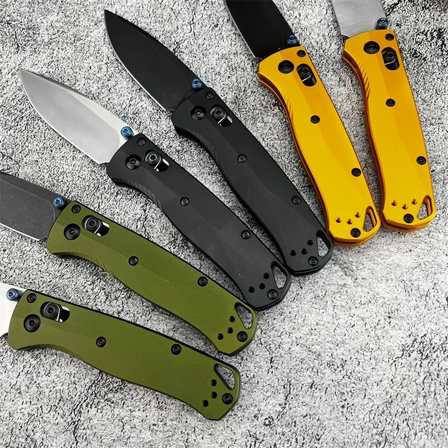 BM 533BK-2 Mini Bugout AXIS Folding Knife Plain Blade