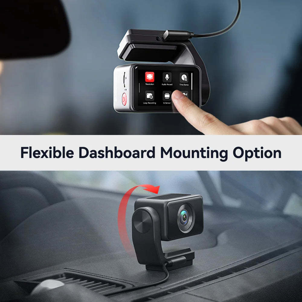 REDTIGER  Dash Camera Front and Rear 4k Dash Cam
