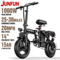 JUNFUN Electric Bike for Adults, 1000W Motor, 48V 15AH
